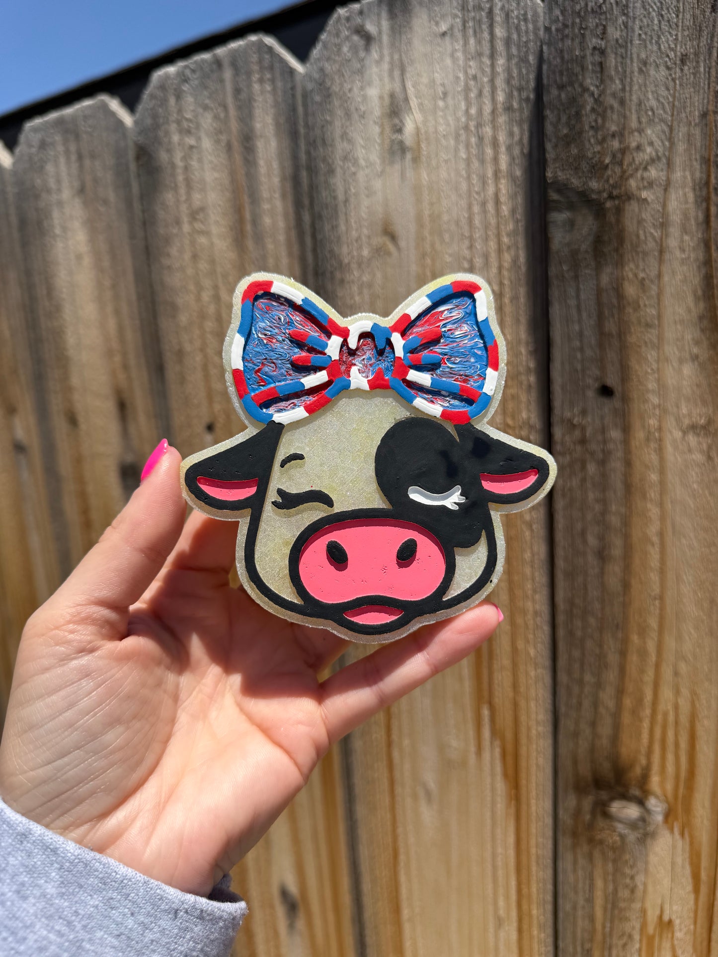 Red White & Cow — Strawberry leather