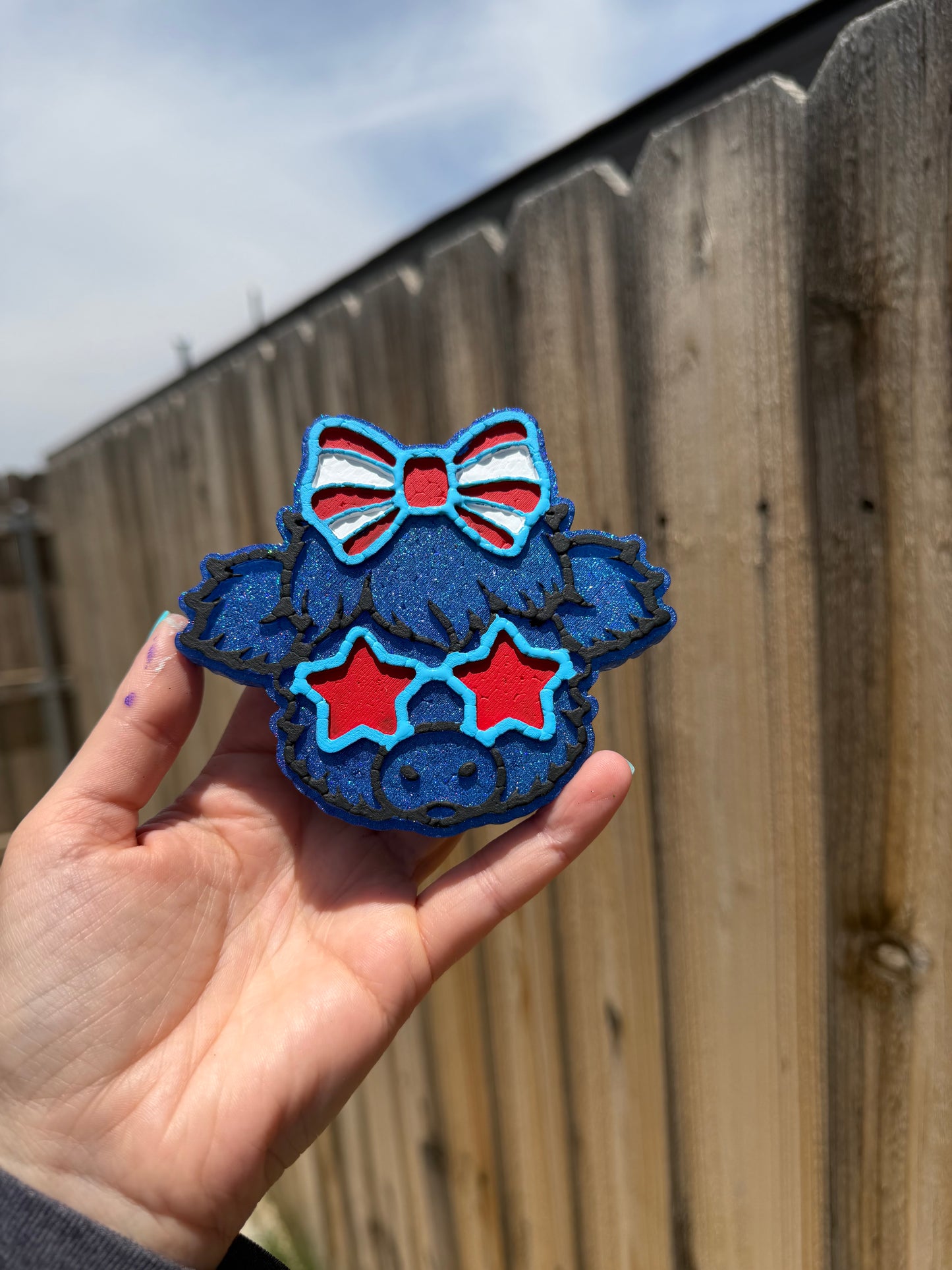 Patriotic Cow — Black Ice