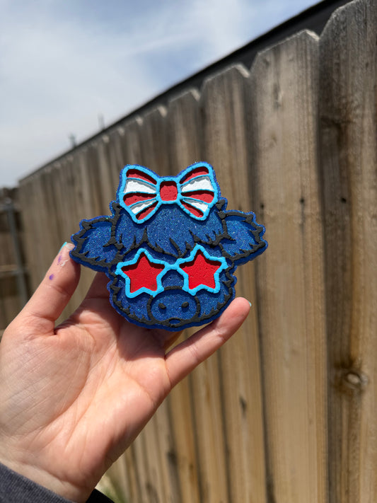 Patriotic Cow — Black Ice