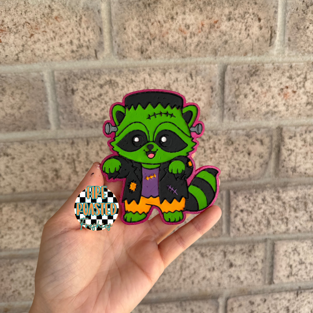 Frankenstein Raccoon — Leather & Lace