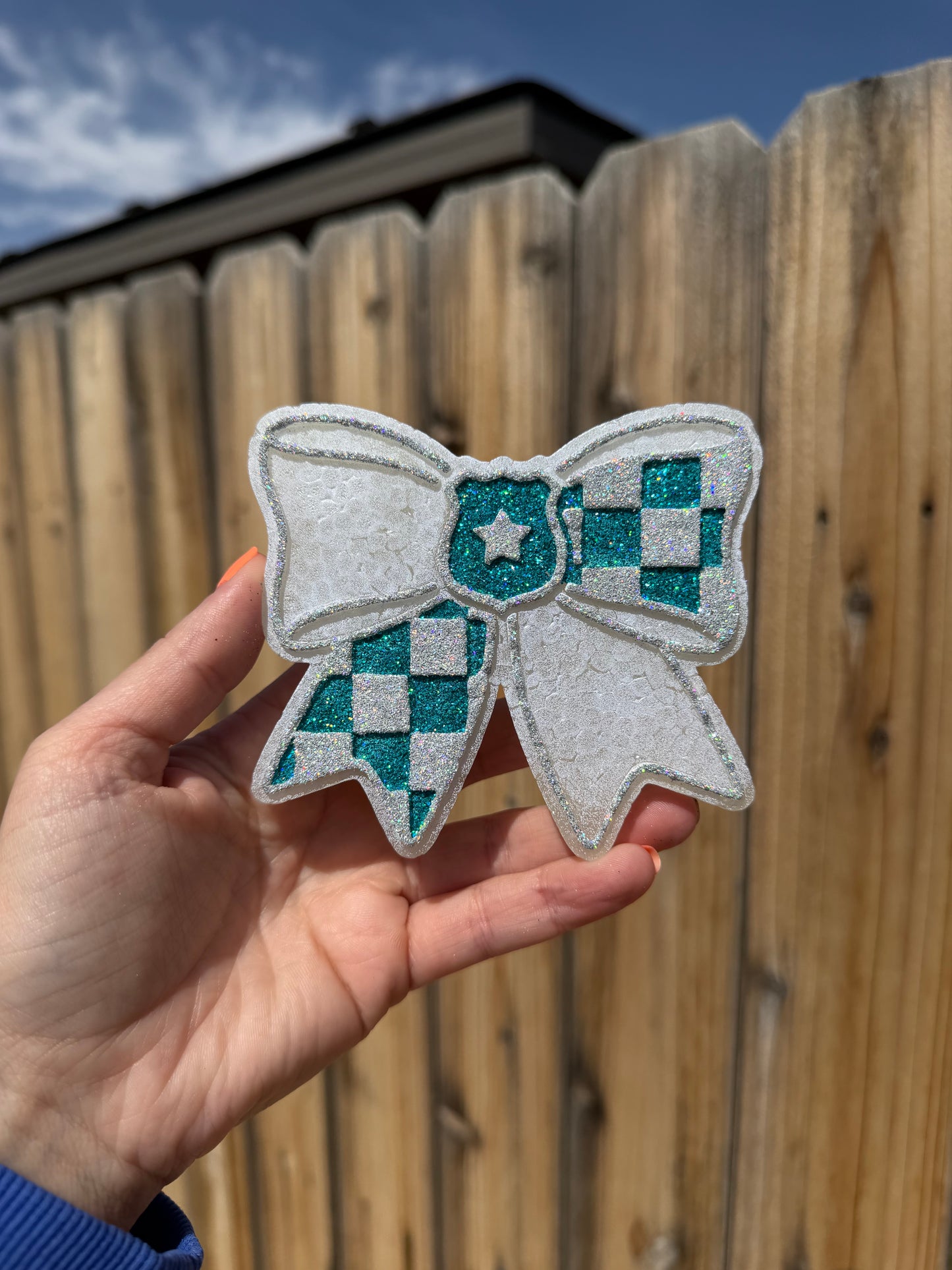 Police Badge Bow — Pink Sugar