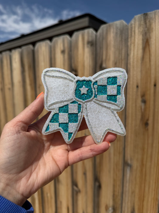 Police Badge Bow — Pink Sugar