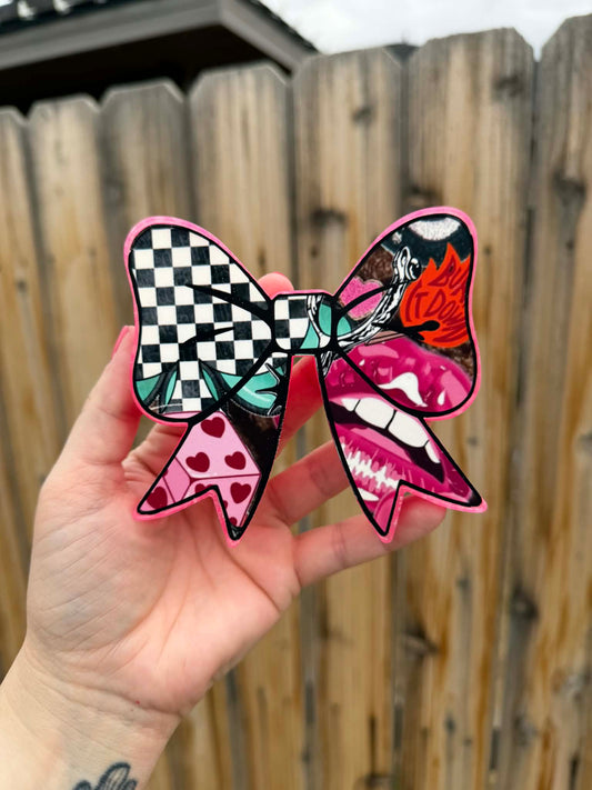 Cardstock Bow- Buckle Bunny